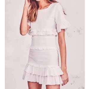 LOVESHACKFANCY AVELINE DRESS SIZE XS